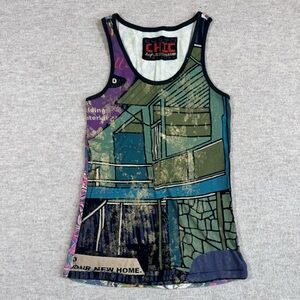 Custo Barcelona Artistic Multicolor Tank Top